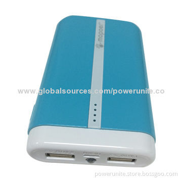 Dual USB Output Ports Portable Power Charger for Smartphones with 9,000mAh Actual Capacity